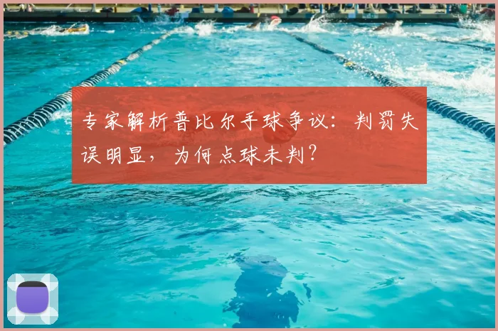 专家解析普比尔手球争议：判罚失误明显，为何点球未判？